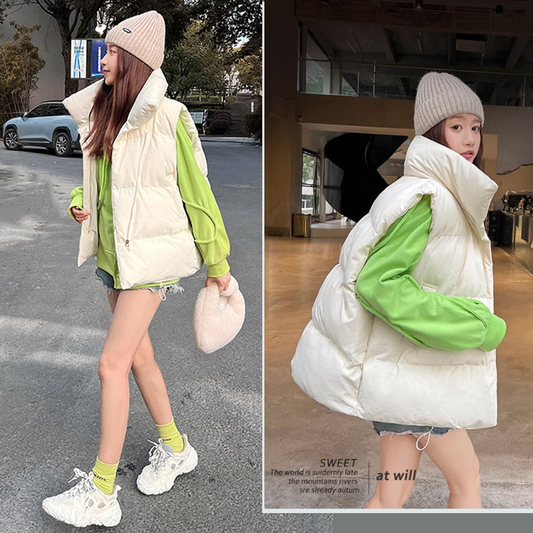 ダウンベスト ベスト 中綿ベスト ジレ アウター ジャケット トップス