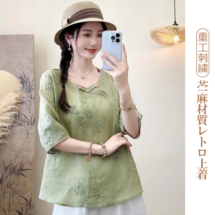 レディースTシャツ  柄Tシャツ  プルオーバー Tシャツ  ラウンドネックTシャツ