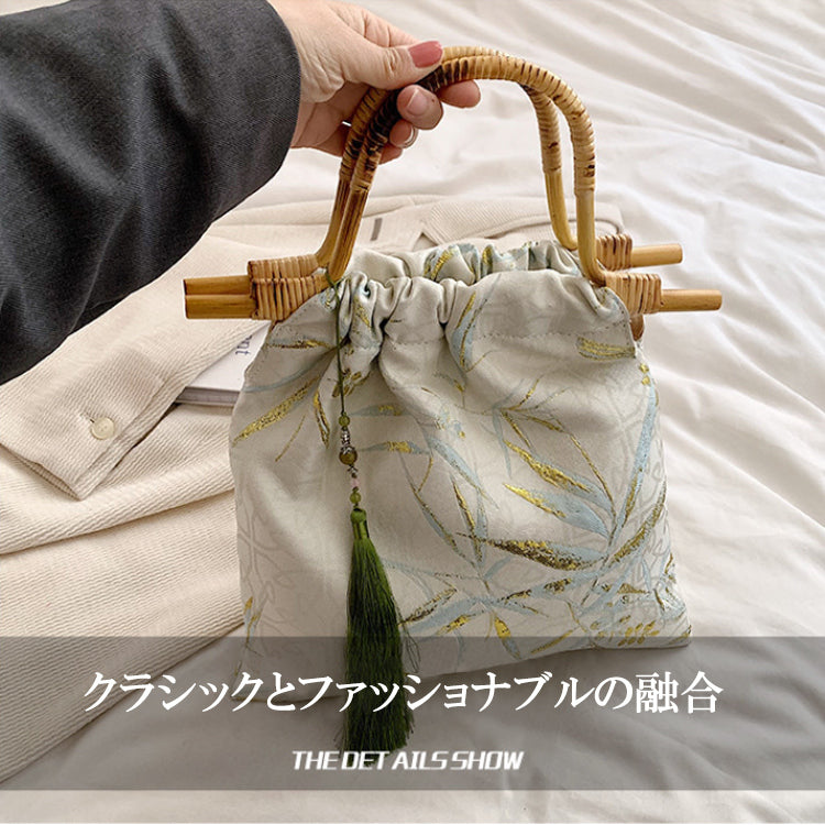 ハンドバッグ  レディースバッグ  刺繍バッグ  浴衣バッグ  ミニバッグ