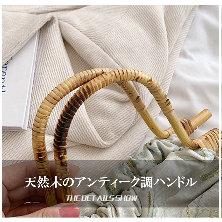 ハンドバッグ  レディースバッグ  刺繍バッグ  浴衣バッグ  ミニバッグ