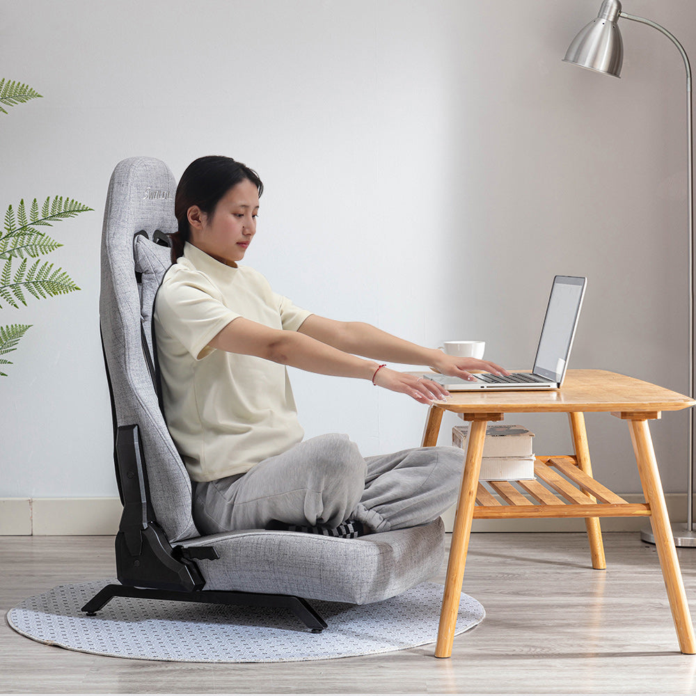 座椅子 ゲーミングチェア仕様 ファブリック素材 通気性 日本住宅向け