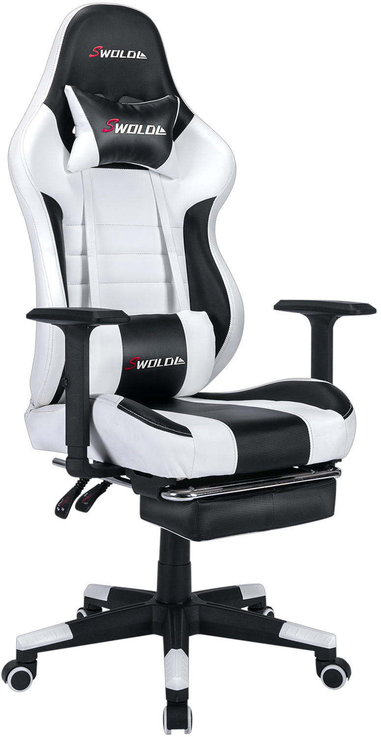 マラソン ゲーミングチェア ファブリック ゲームチェア デスクチェア パソコンチェア オフィスチェア オットマン付き オフィスチェア 腰痛対策