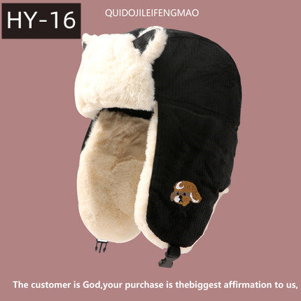 パイロットキャップ 送料無料 帽子 フライトキャップ アビエイター ボア コーデュロイ あったか もこもこ 温かい 防寒 秋冬 冬用 耳当て 耳あて おしゃれ かわいい 可愛い 深め 厚手 帽子 男女兼用 プレゼント